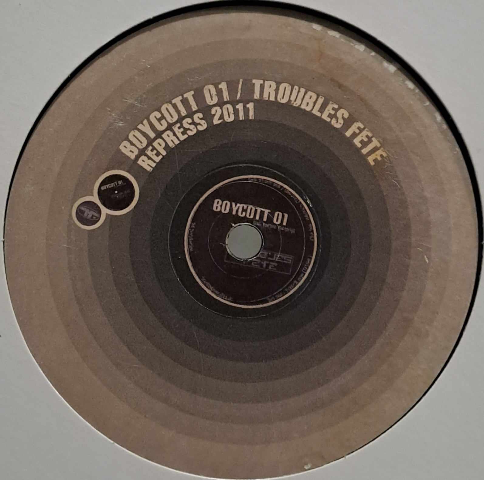 Boycott 001 RP - vinyle hard techno